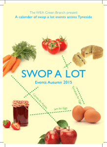 Swop A Lot leaflet
