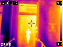 Thermal image of the WEA regional offices