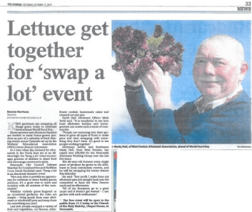 News article from Denton Swop a Lot